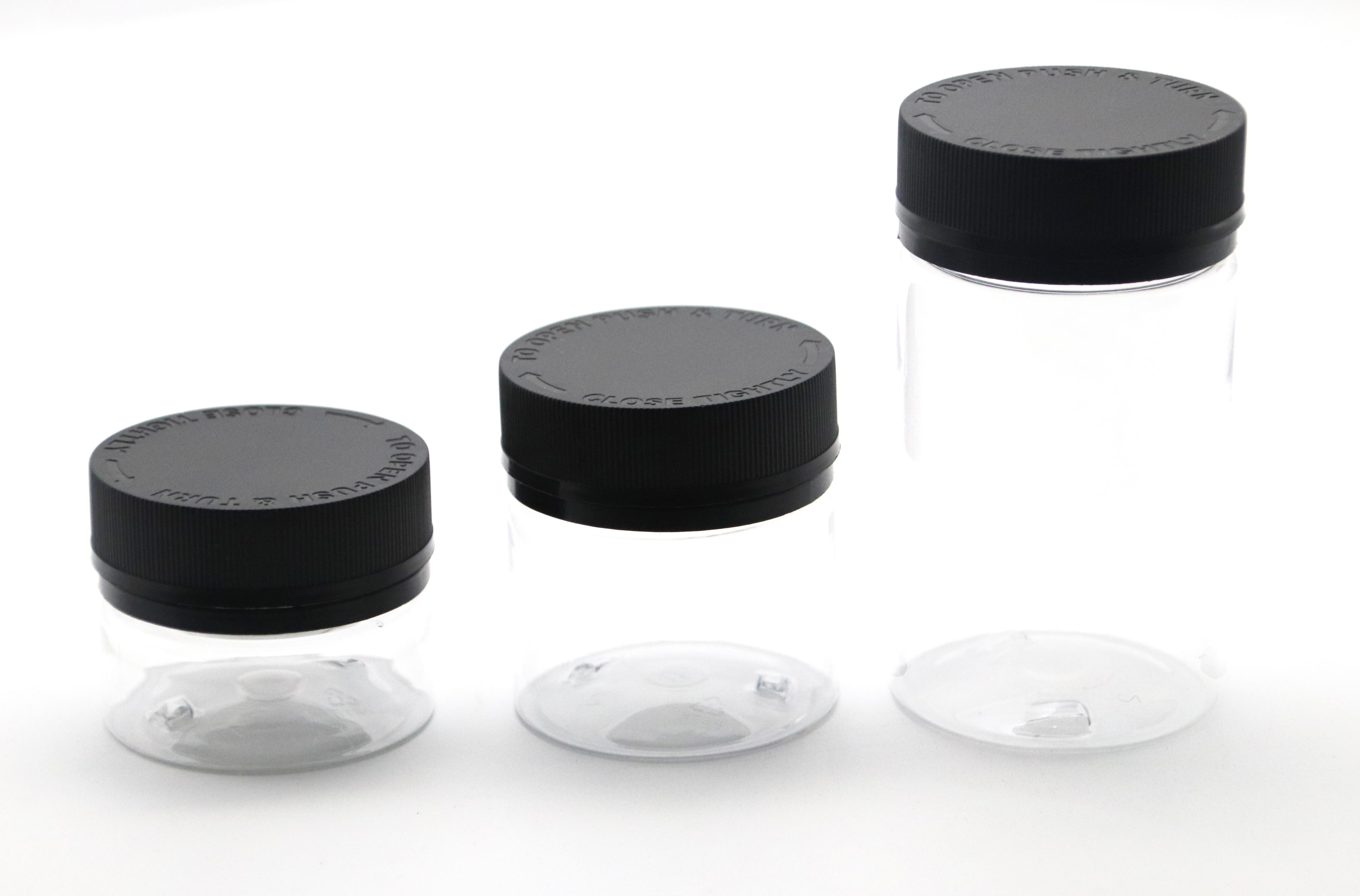 30ml PET jar with Tamper Evident child resistant caps 420 Canna Pack